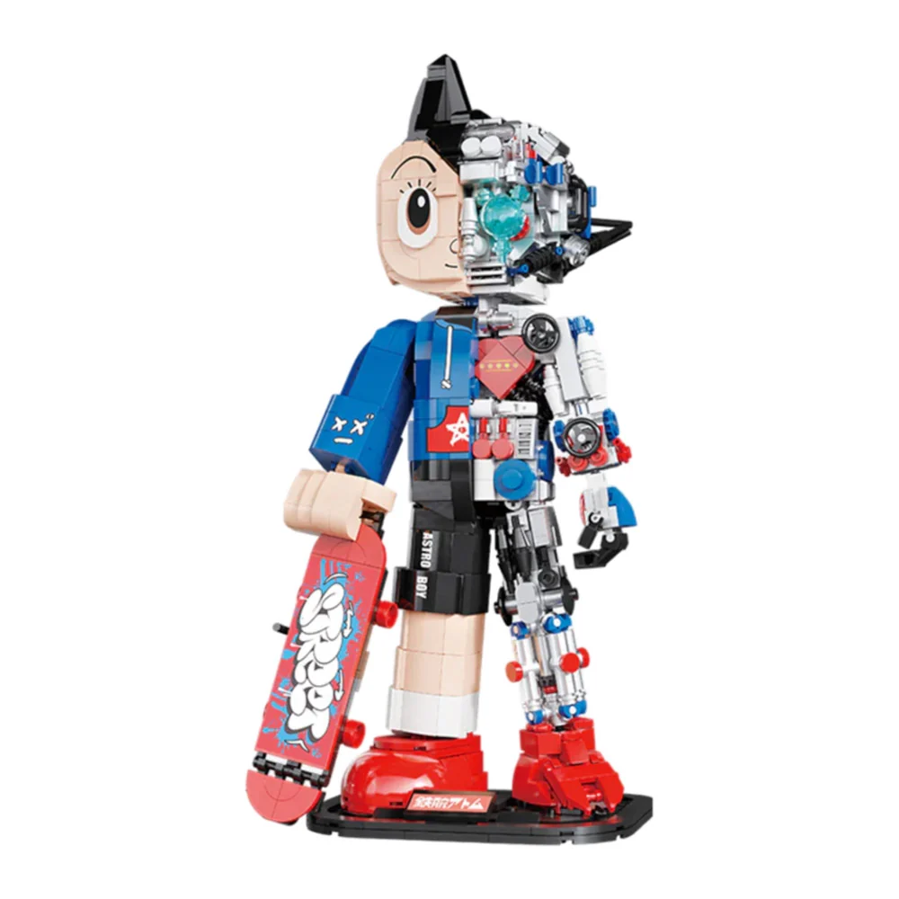 Astro Boy Skateboard Boy Buildable Figure