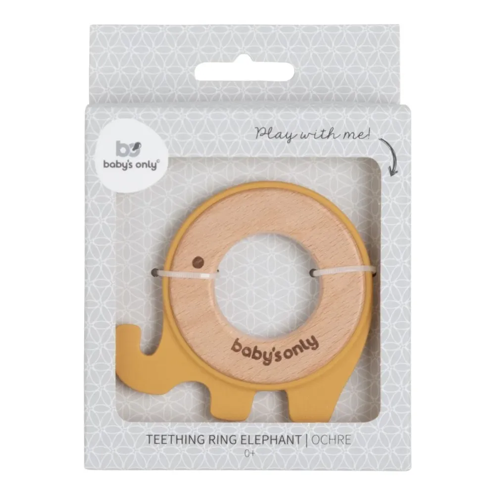 Baby's Only hammasrengas Elephant Ochre -vauvan hammasrengas