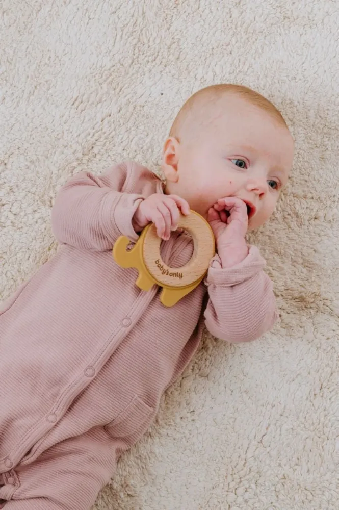 Baby's Only hammasrengas Elephant Ochre -vauvan hammasrengas