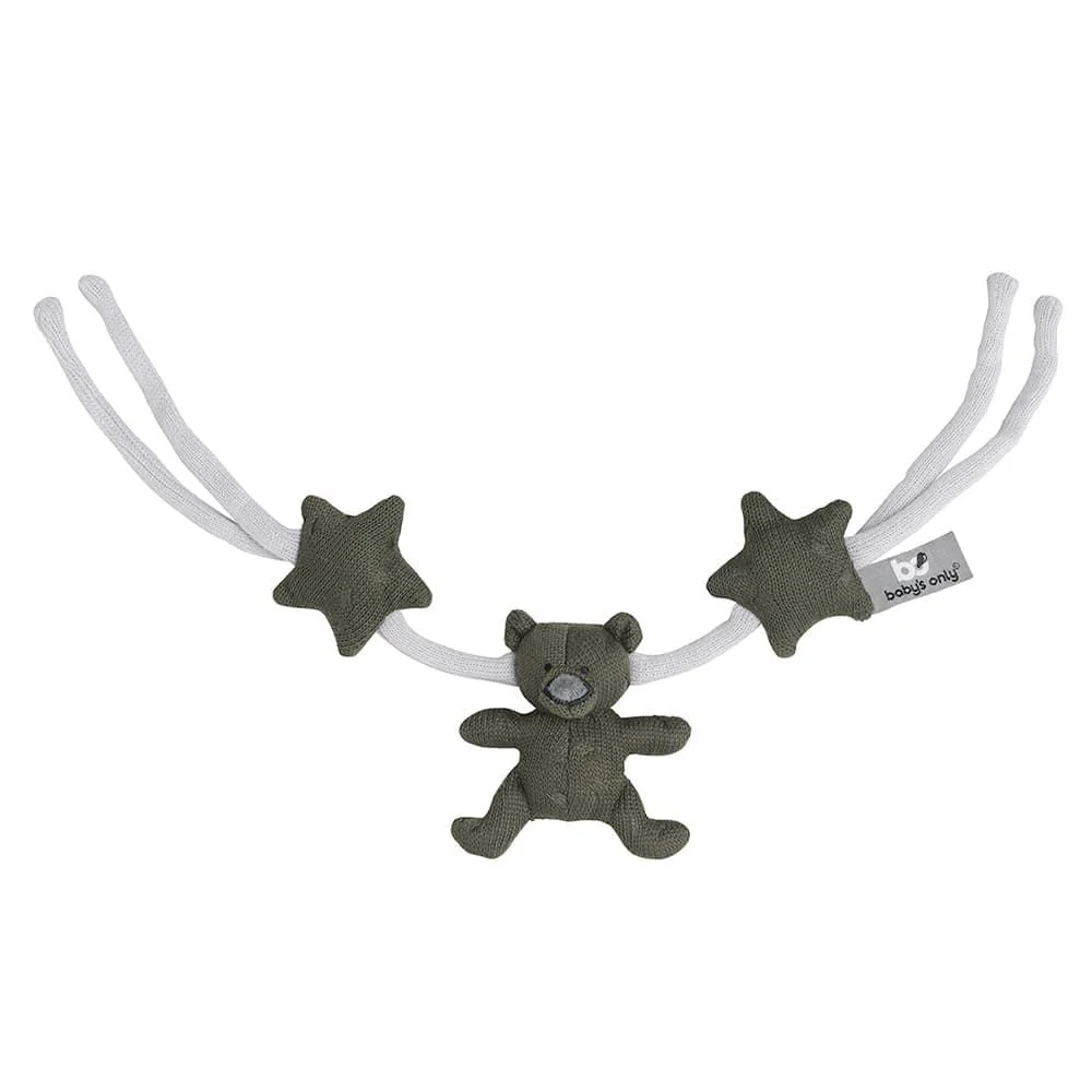 Baby's Only -lastenrattaiden kiristin Khaki/hopeanharmaa