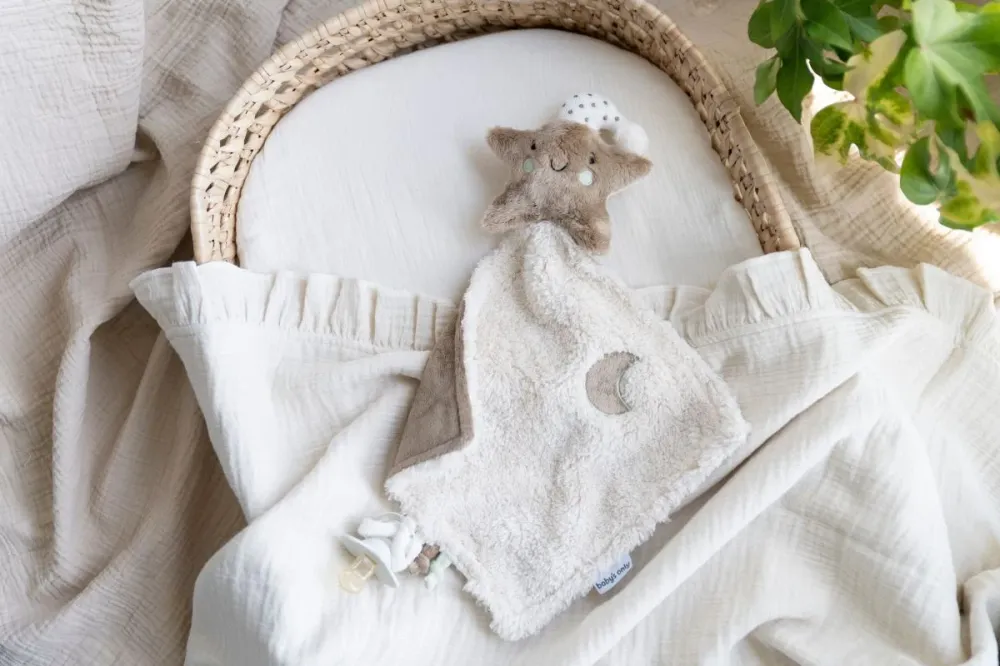 Baby's Only tuttikangas Heaven Clay/Lämmin pellavapyyhe
