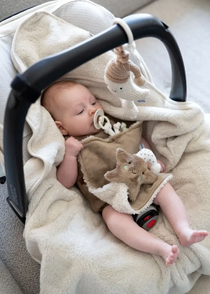 Baby's Only tuttikangas Heaven Clay/Lämmin pellavapyyhe