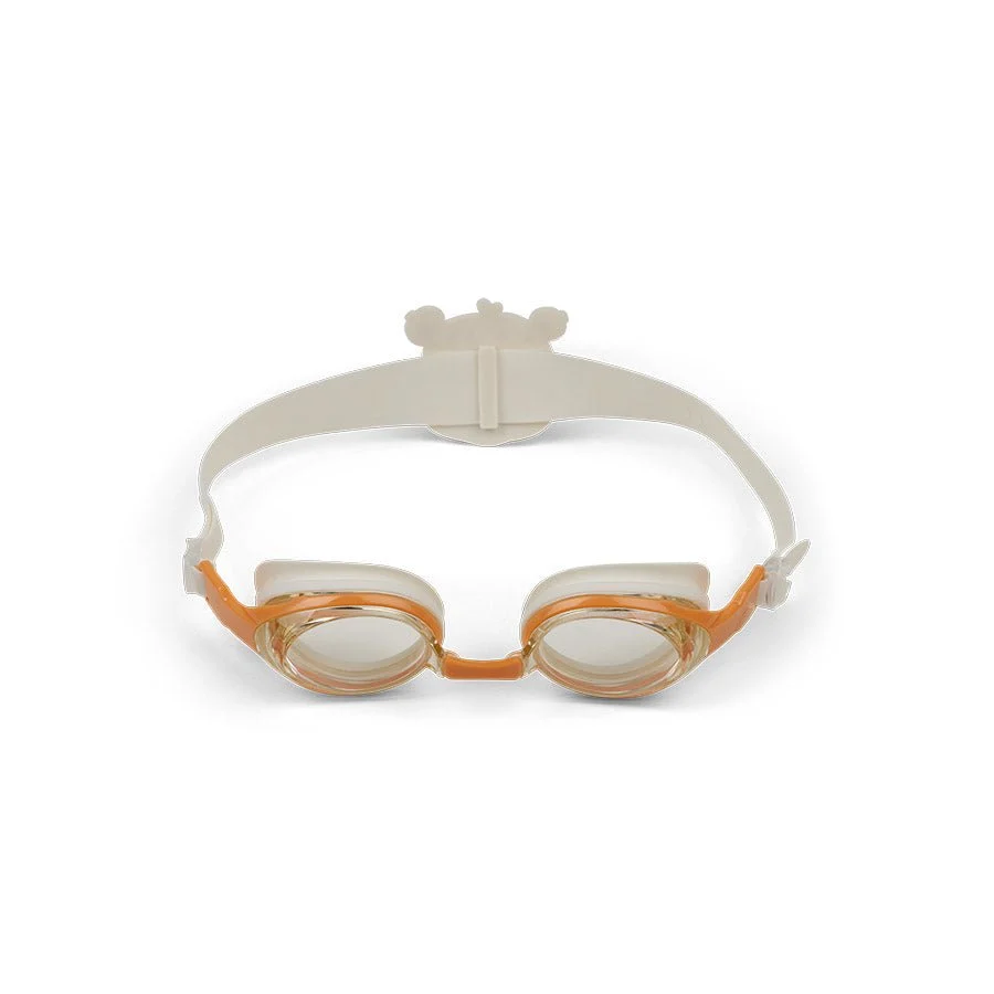 Beige leopardi uimalasit