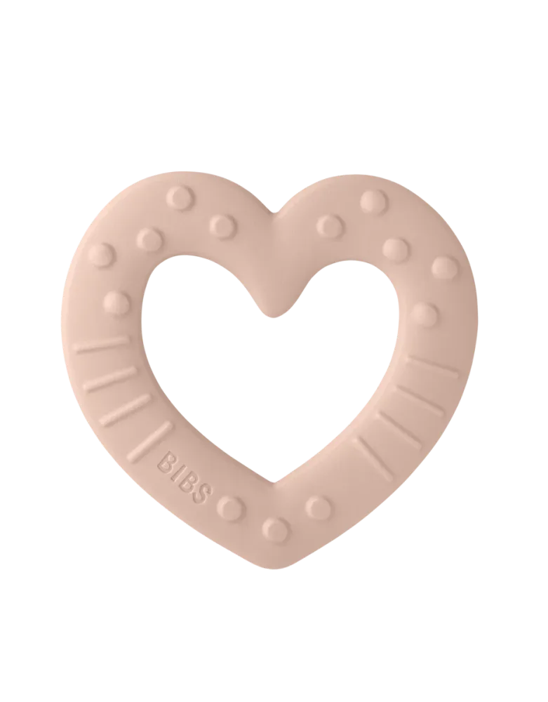 BIBS Hammaslelu Heart Blush