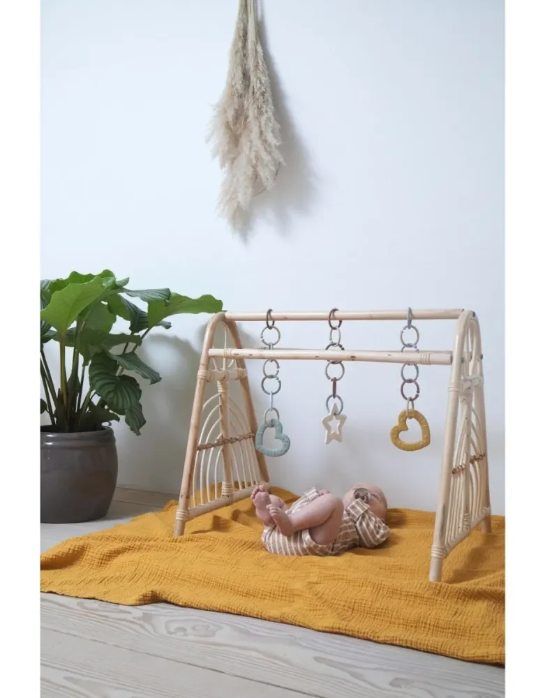 BIBS Leikkirenkaat Baby Blue/Cloud/Petrol 12kpl