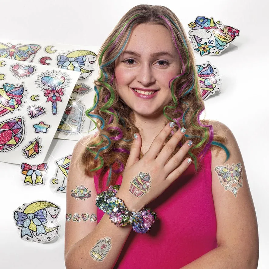 Bling Bling Tatuointi, kynsien ja hiusten tapauksessa 8 kpl