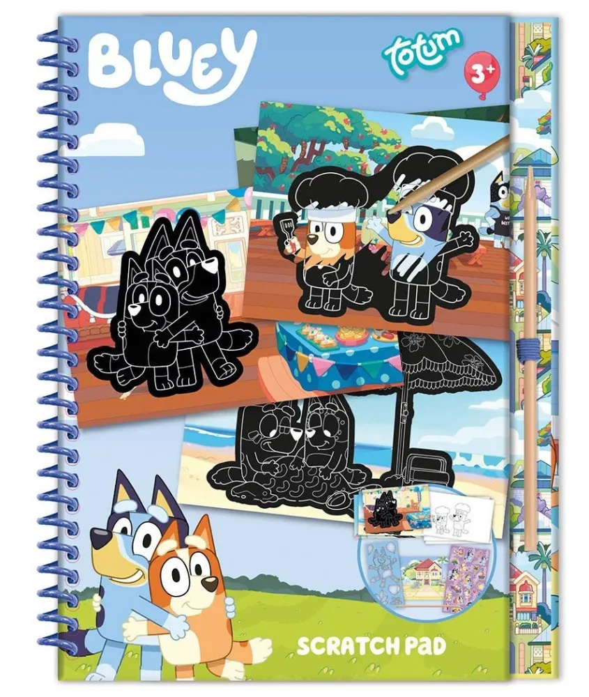 Bluey Craft Book Scratchbook