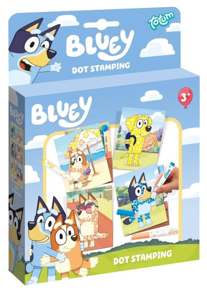 Bluey Craft kit leimaaminen