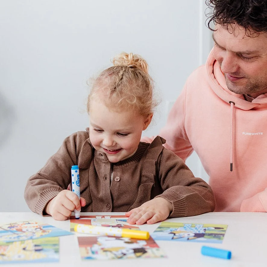 Bluey Craft kit leimaaminen