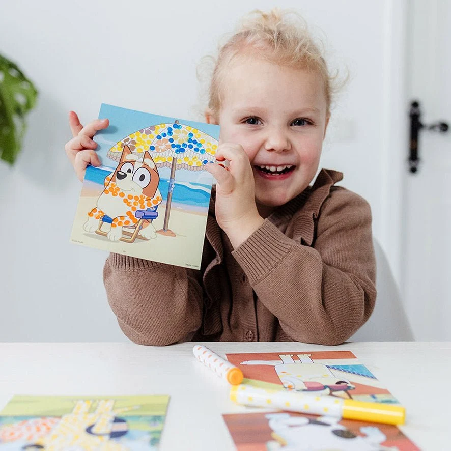 Bluey Craft kit leimaaminen