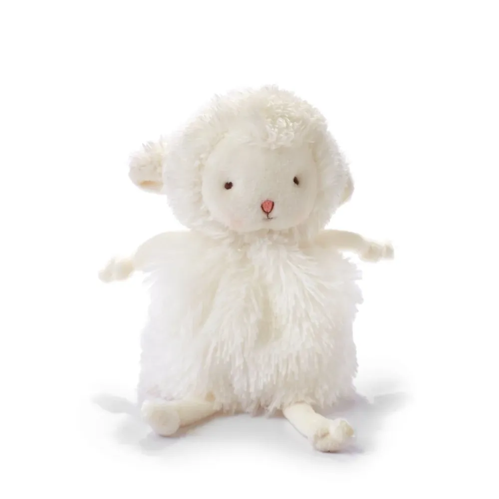Bunnies Bay Cuddly Roly Poly Lamb Valkoinen 13cm