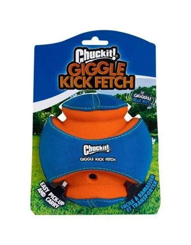 Chuckit Giggle Kick Fetch - ainutlaatuinen pallo hauskalla "kikatusäänellä"