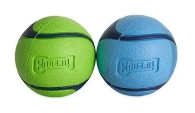 Chuckit Sniff Fetch Ball Combo – Maapähkinävoi ja Pekoni Tuoksuiset Noutopallot – 6 cm (2 kpl)