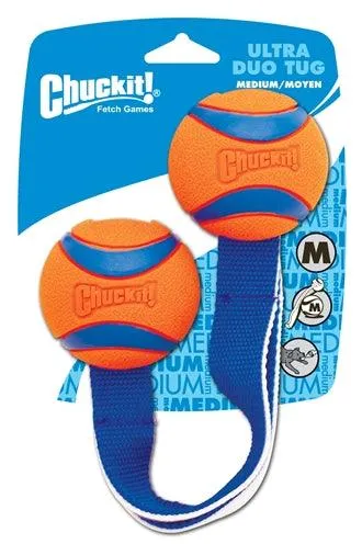 Chuckit Ultra Duo Tug – Kestävä vetolelu palloilla