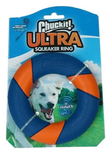 Chuckit Ultra Squeaker Ring - Tuntikausia aktiivista leikkihauskaa