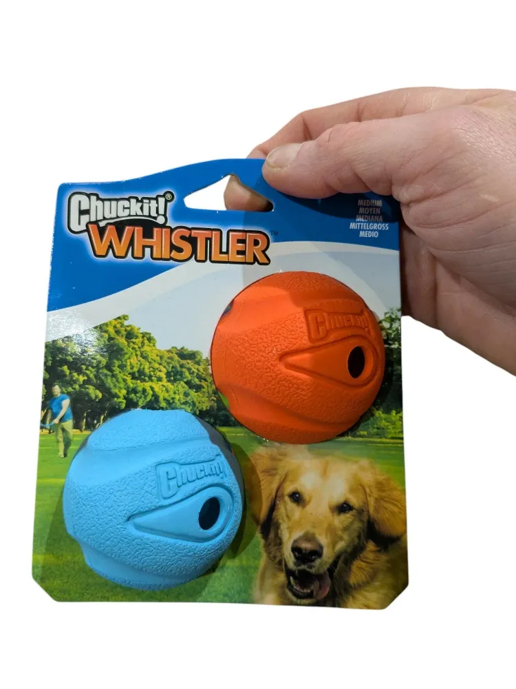 Chuckit-koiralelu Whistler – viheltävä pallo