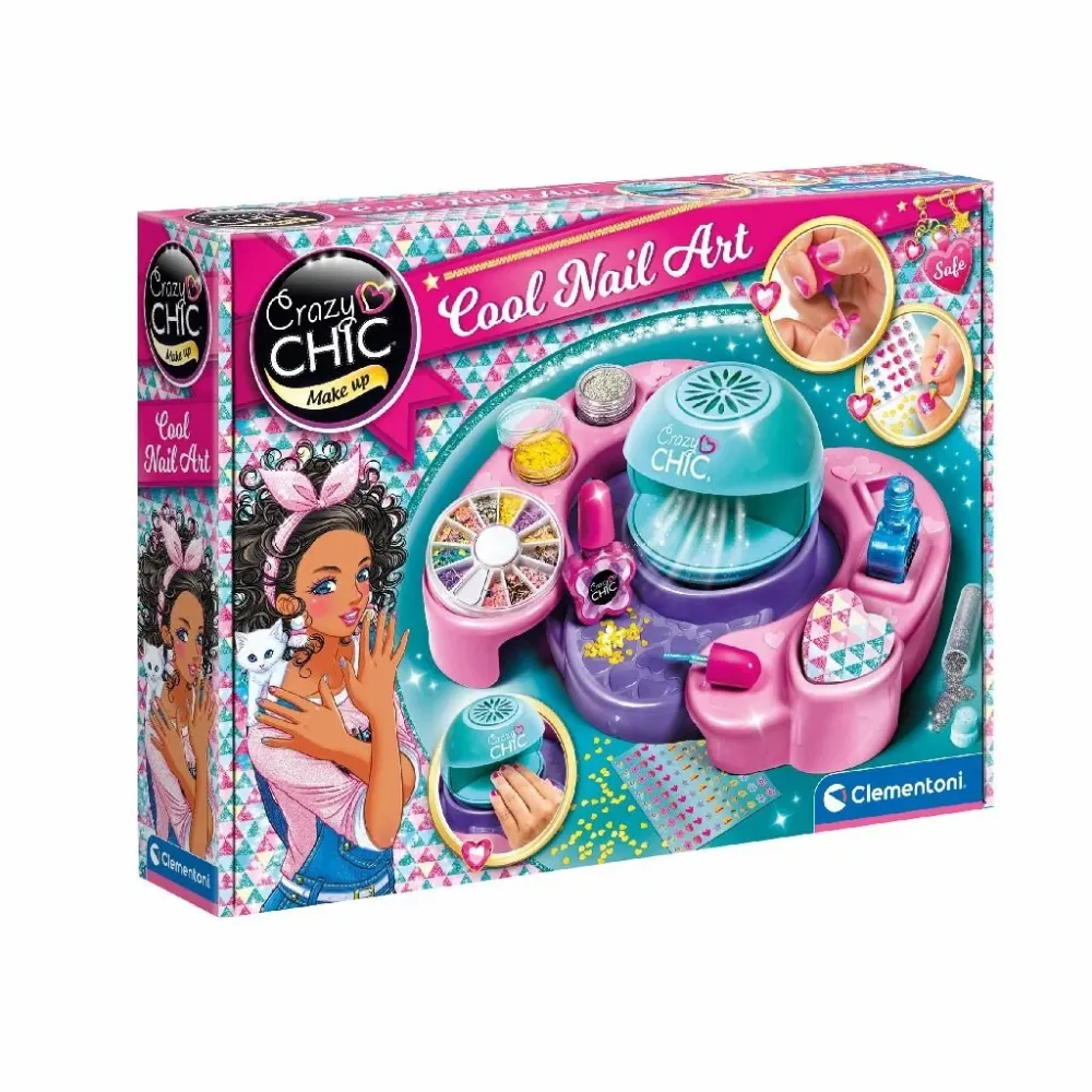 Clementoni Nail Studio Child Hullu Chic Cool Kynsilakka Studio