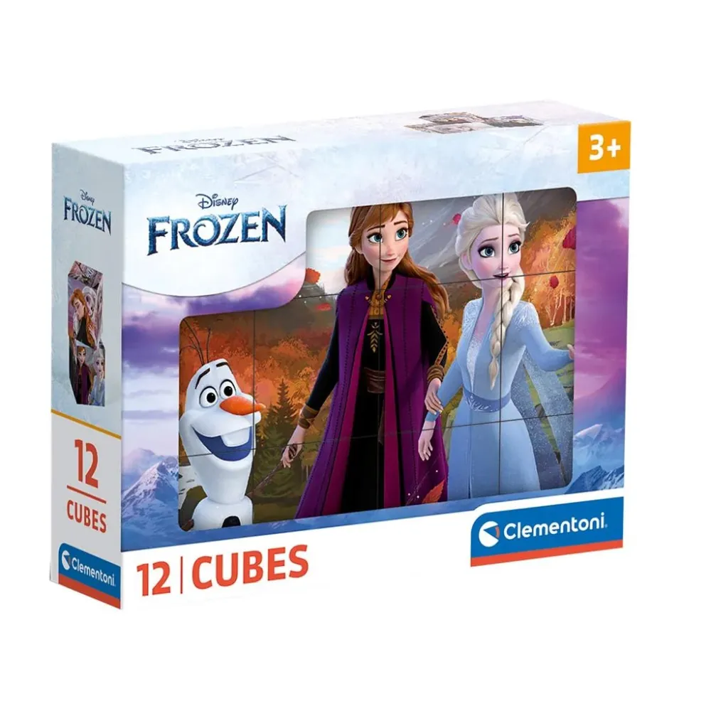 Clementoni palapelipalikat Frozen 12 kpl