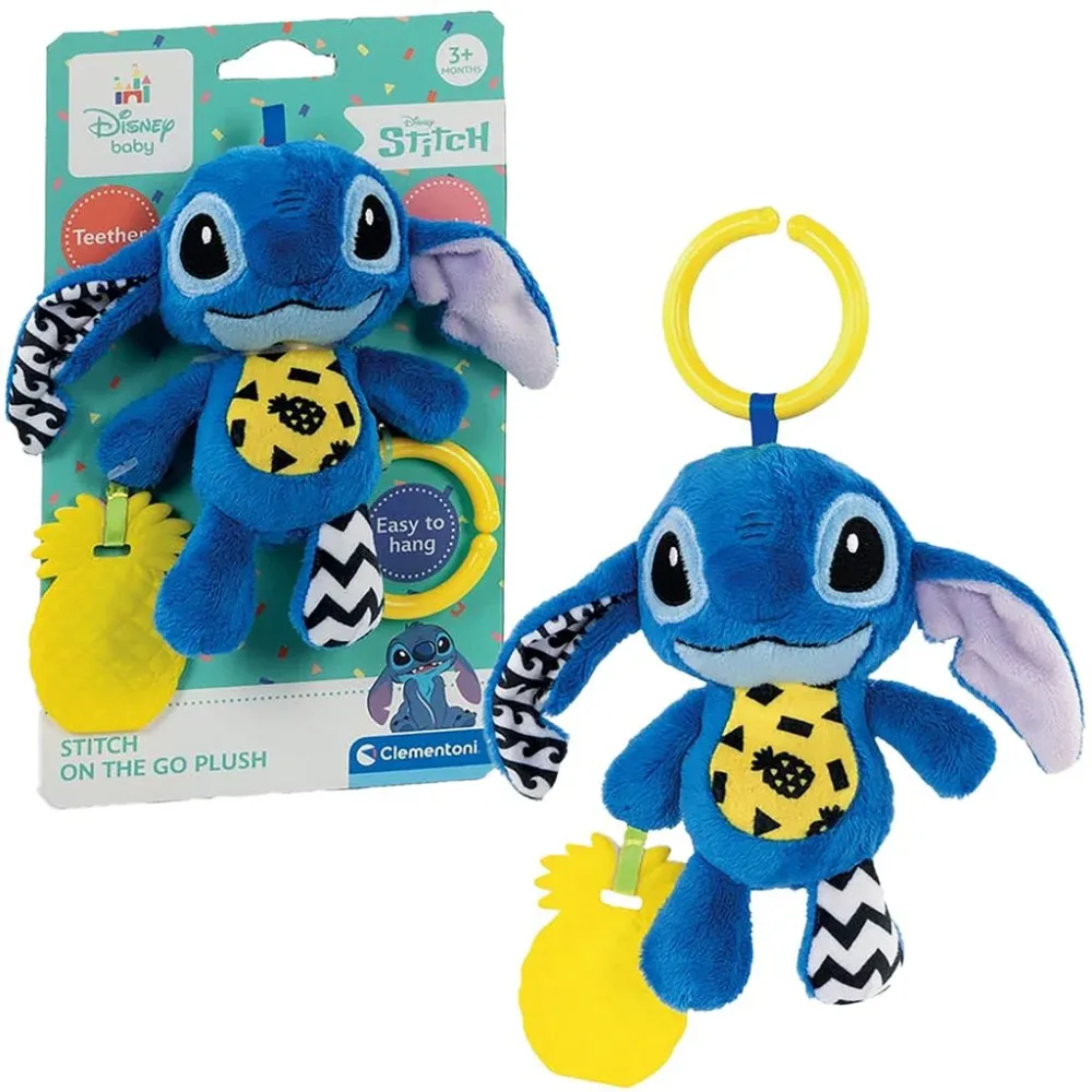 Clementoni Rattle Stitch pehmeä sininen