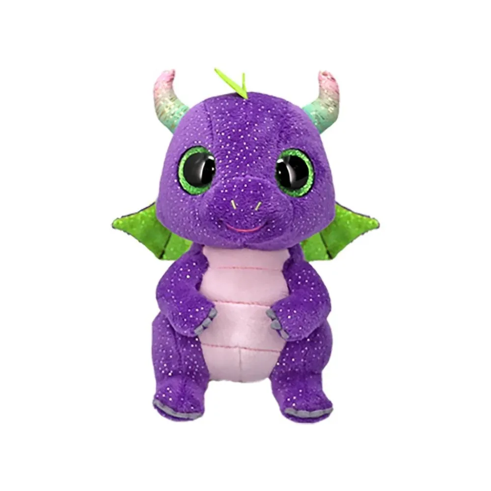 Ty Cuddle Daphne Purple Dino 15Cm