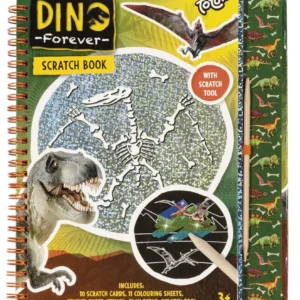 Dino Scratch ja värityskirja 1:ssä
