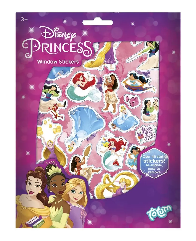 Disney prinsessat ikkuna tarroja