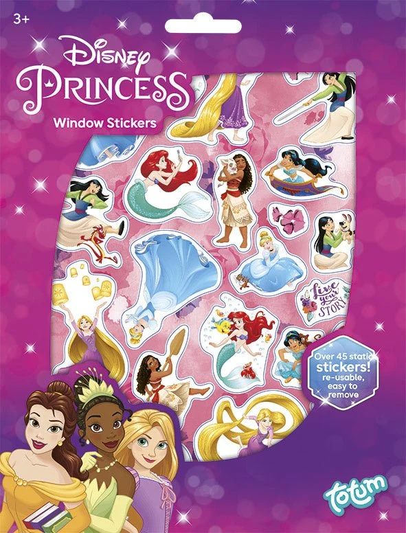 Disney prinsessat ikkuna tarroja