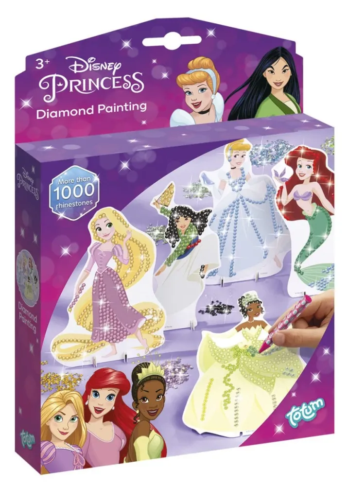 Disney prinsessat timantti maalaus