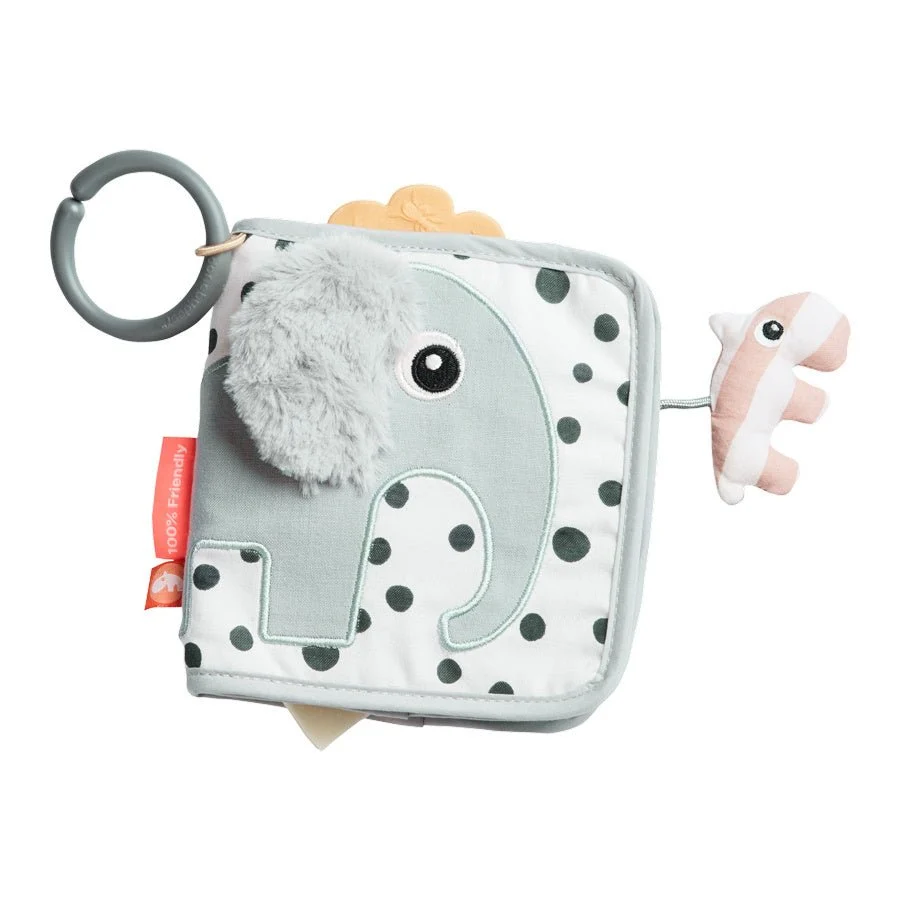 Done Deer Baby Booklet Elphee Grey (harmaa)