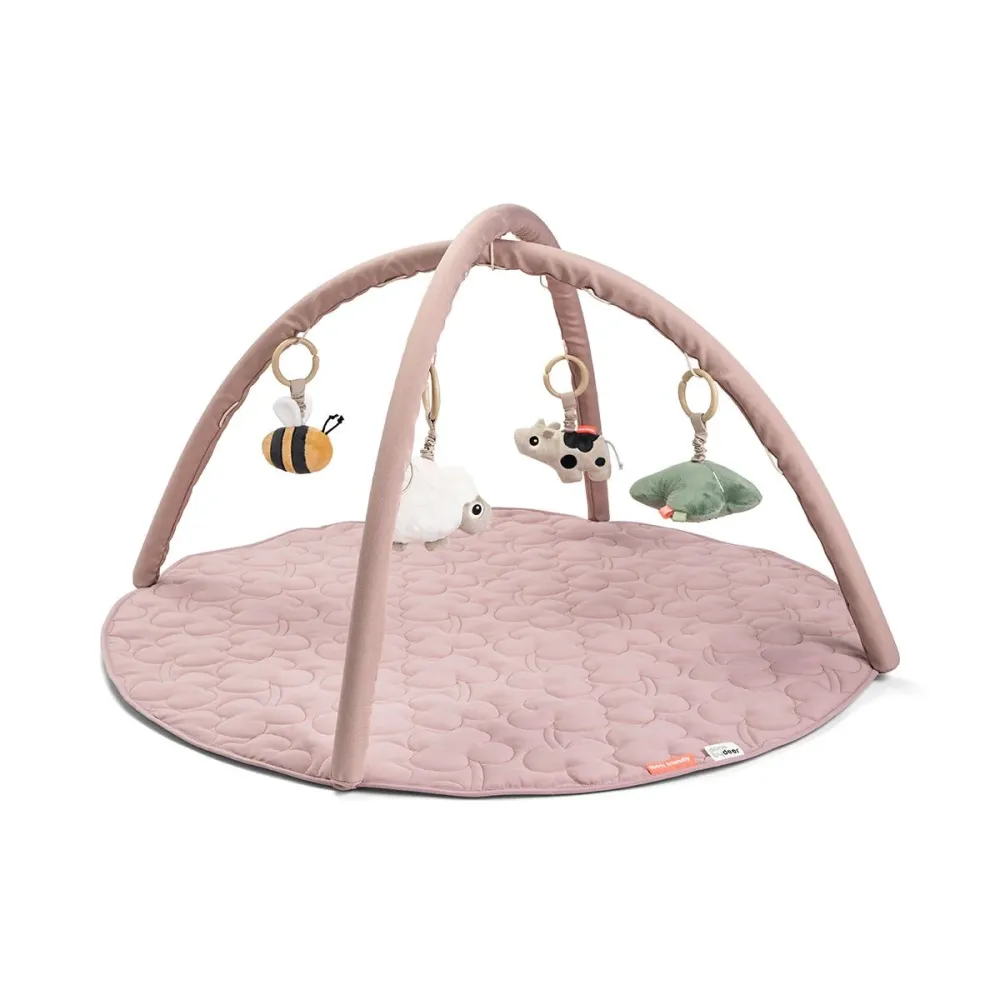 Done Deer Playmat Tiny Farm vaaleanpunainen