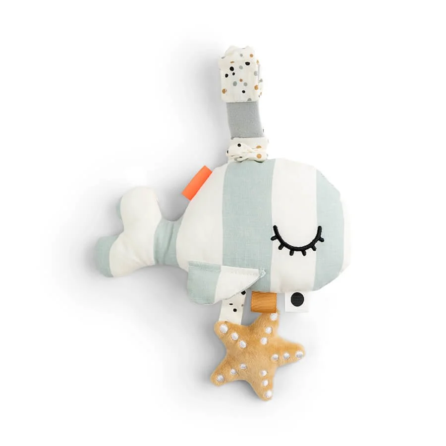 Done Deer Ripustettava lelusarja Sea Friends Sininen/Mustard 2kpl
