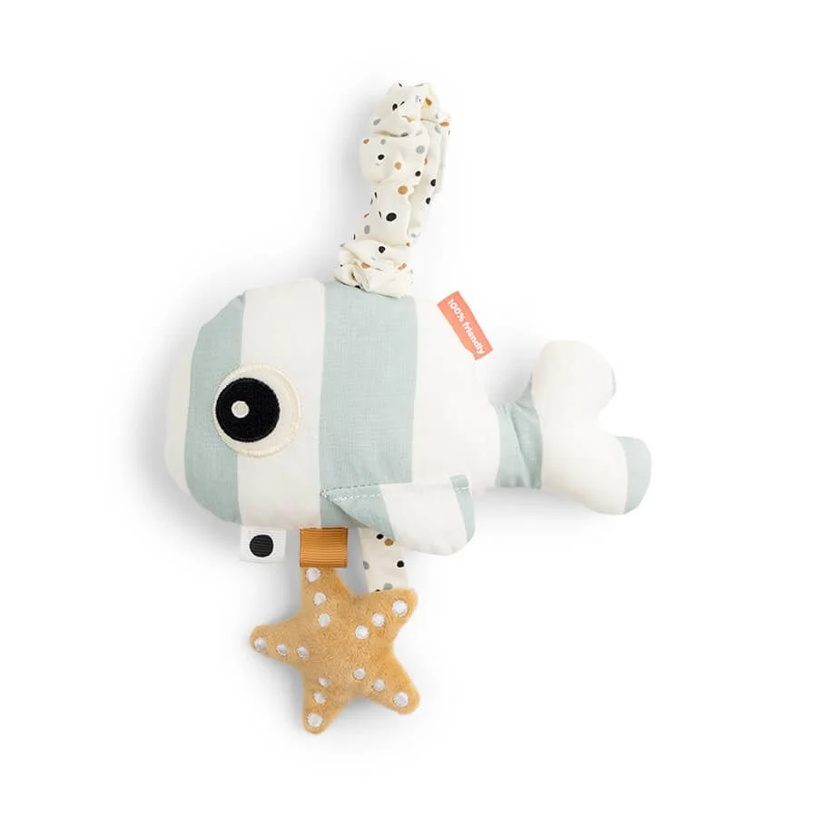 Done Deer Ripustettava lelusarja Sea Friends Sininen/Mustard 2kpl