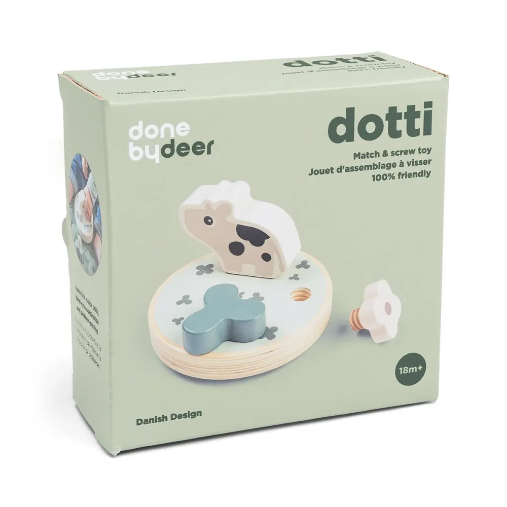 Done Deer Toy Screws Sensory Dotti
