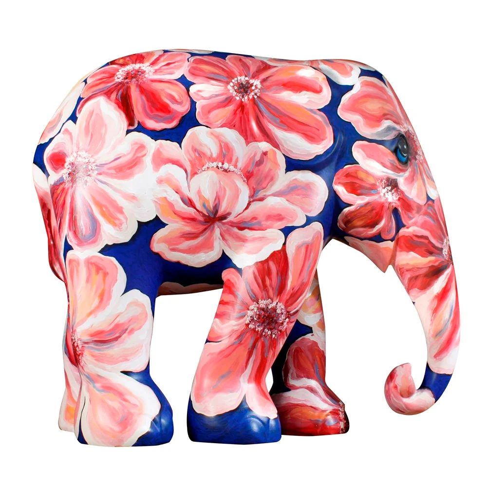 Elephant Parade elefantti Flower Impression 15 cm Limited Edition 3000 FLOWER IMPRESSION 15
