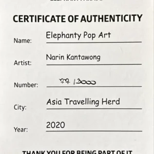 Elephant Parade elephant Elephanty Pop Art 15 cm Limited Edition 3000 ELEPHANTY POP ART 15