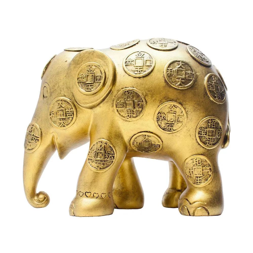 Elephant Parade elephant Lucky Coins 20cm Limited Edition 750 kpl LUCKY COINS 20