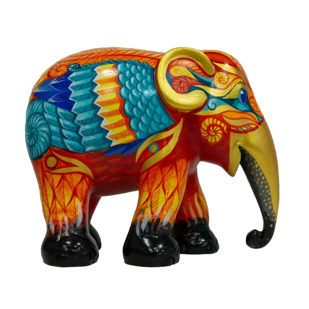 Elephant Parade elephant Phoenix Ashes 15cm Limited Edition 3000 PHOENIX ASHES 15