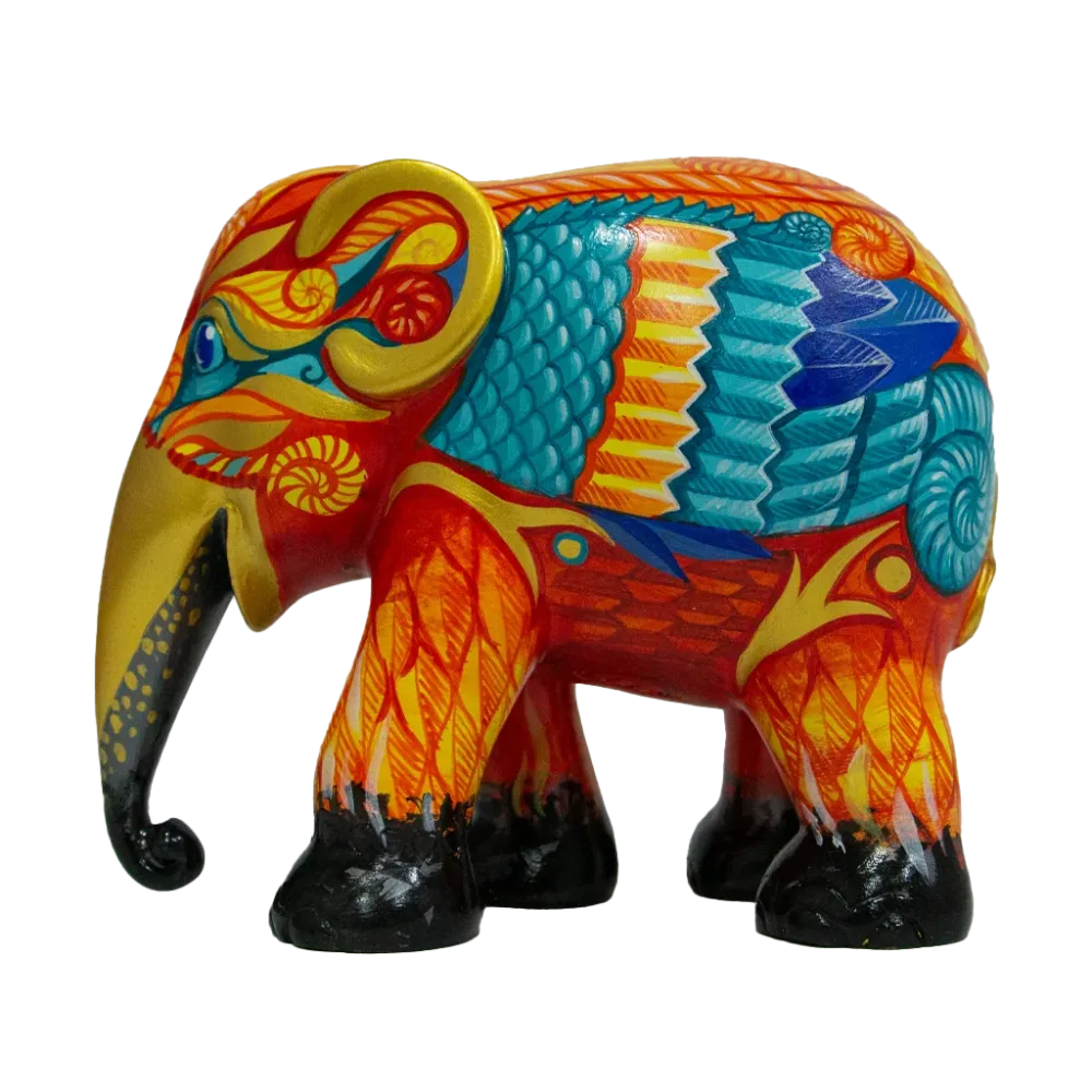 Elephant Parade elephant Phoenix Ashes 15cm Limited Edition 3000 PHOENIX ASHES 15