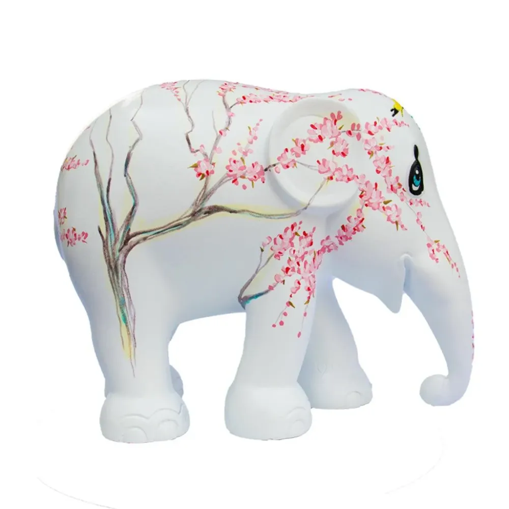 Elephant Parade elephant Sata kukkaa 10cm Rajoitettu erä 3500 SADA KUKKA 10