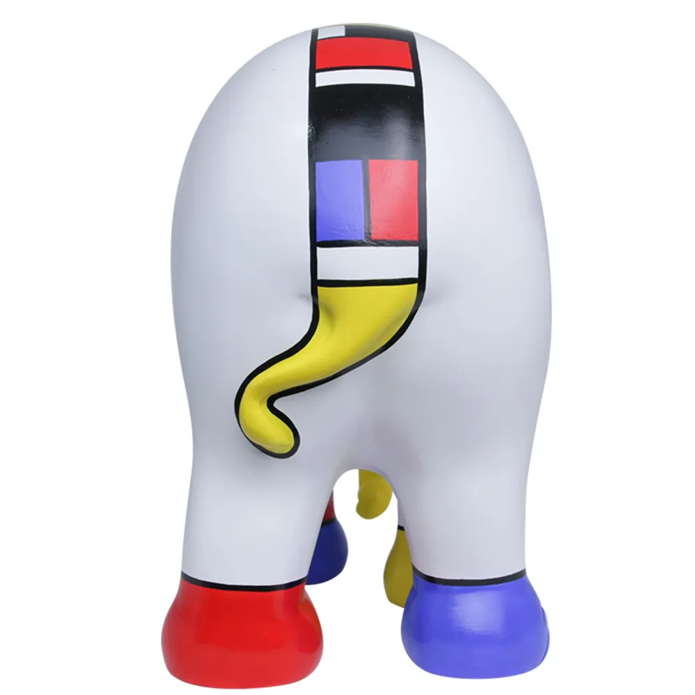 Elephant Parade Mondriaan Crossed My Mind 15cm Limited Edition 3000 MONDRIAAN CROSSED MY MIND 15
