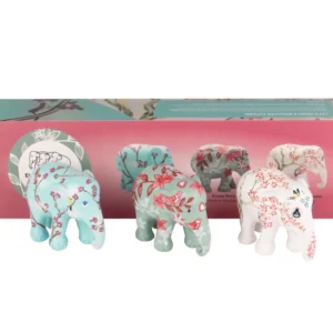 Elephant Parade multipack norsuja Beauty Blossom - Blossom & Birds + rakkaustarina + sata kukkaa