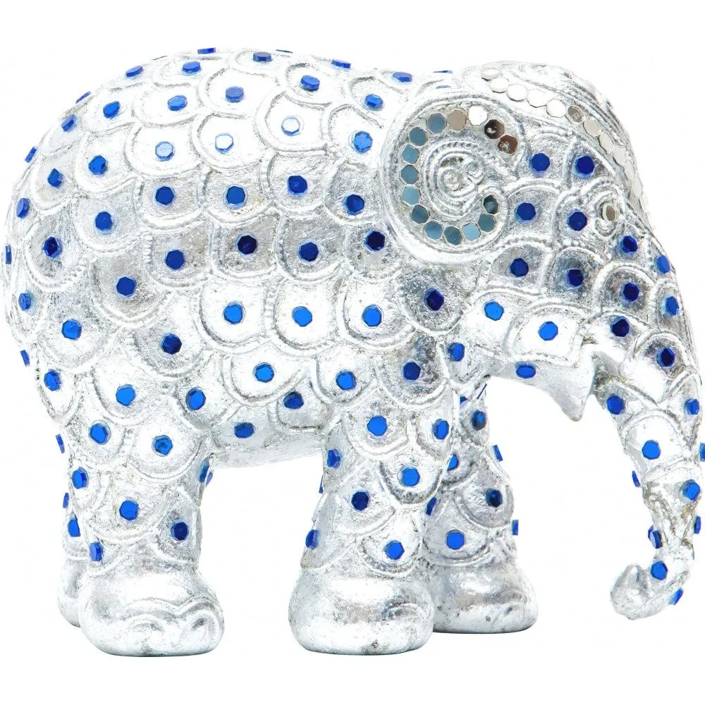 Elephant Parade norsu Ayutthaya Silver 10cm Limited Edition 3500 AYUTTHAYA SILVER 10