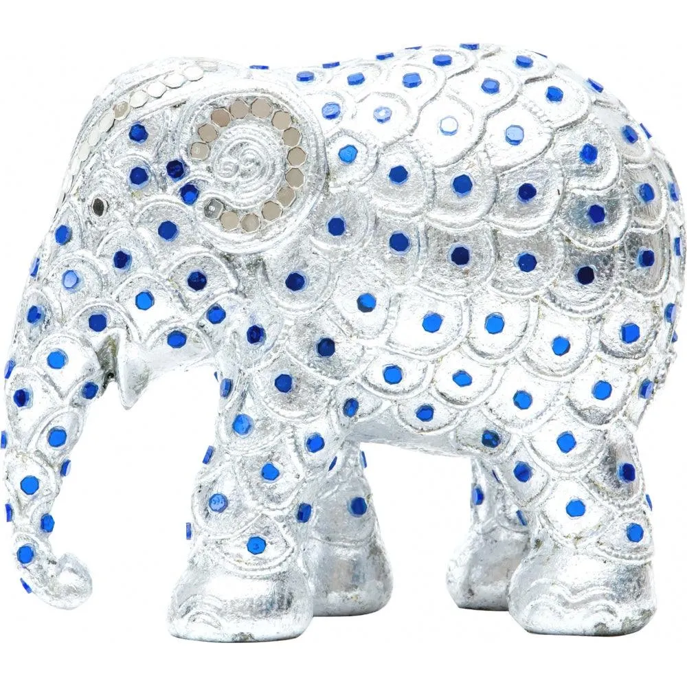 Elephant Parade norsu Ayutthaya Silver 10cm Limited Edition 3500 AYUTTHAYA SILVER 10