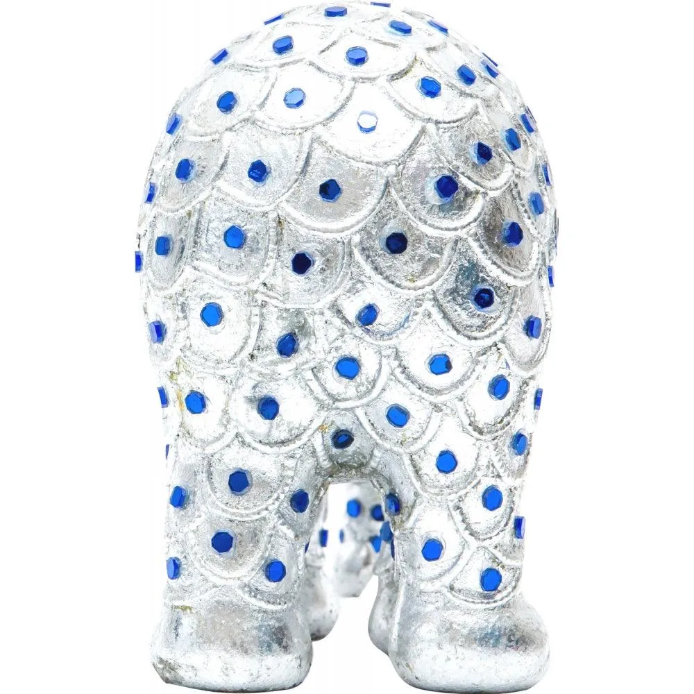 Elephant Parade norsu Ayutthaya Silver 10cm Limited Edition 3500 AYUTTHAYA SILVER 10
