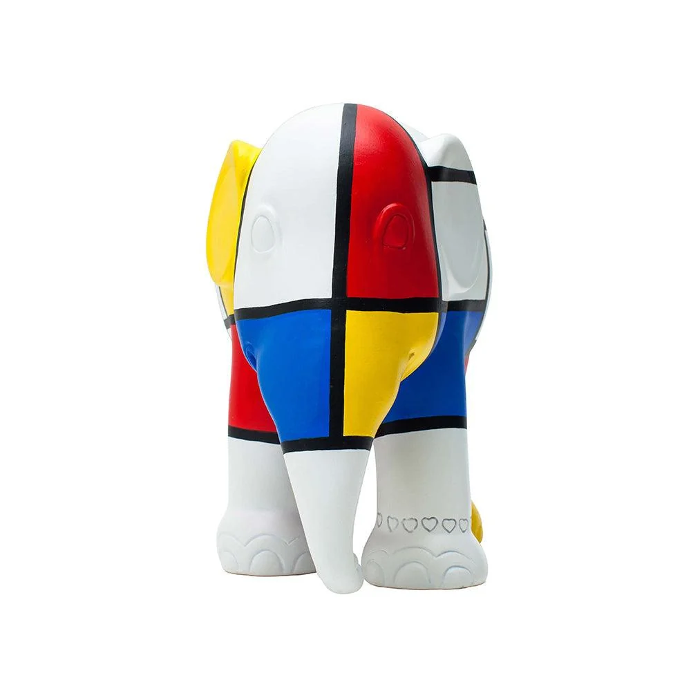 Elephant Parade norsu Hommage to Mondriaan 20cm Limited Edition 750 kpl HOMMAGE TO MONDRIAAN 20