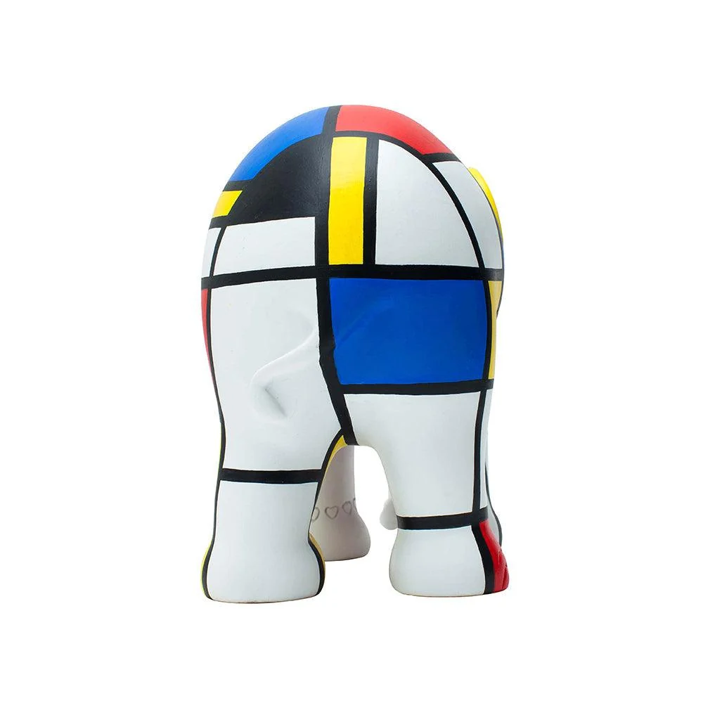 Elephant Parade norsu Hommage to Mondriaan 20cm Limited Edition 750 kpl HOMMAGE TO MONDRIAAN 20