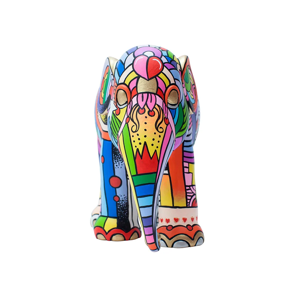 Elephant Parade norsu Rauhaa, Rakkautta ja Musiikkia 15cm Rajoitettu erä 3000 kpl