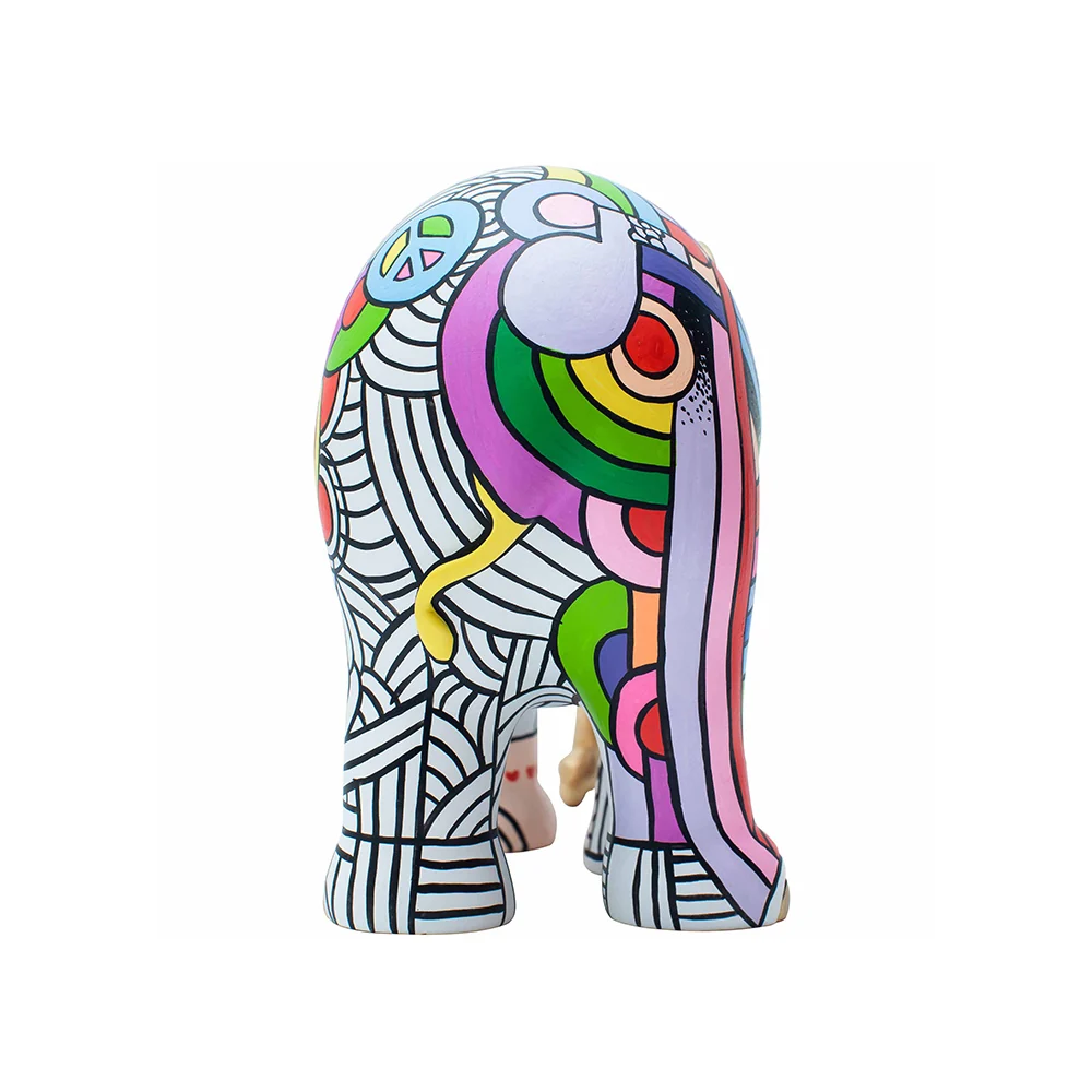 Elephant Parade norsu Rauhaa, Rakkautta ja Musiikkia 15cm Rajoitettu erä 3000 kpl