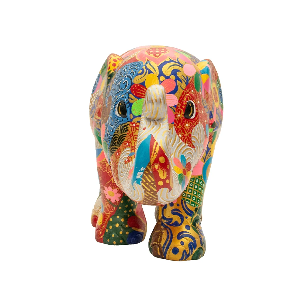 Elephant Parade norsu Sarong 20 cm rajoitettu erä Narin Kantawong Sarong 20