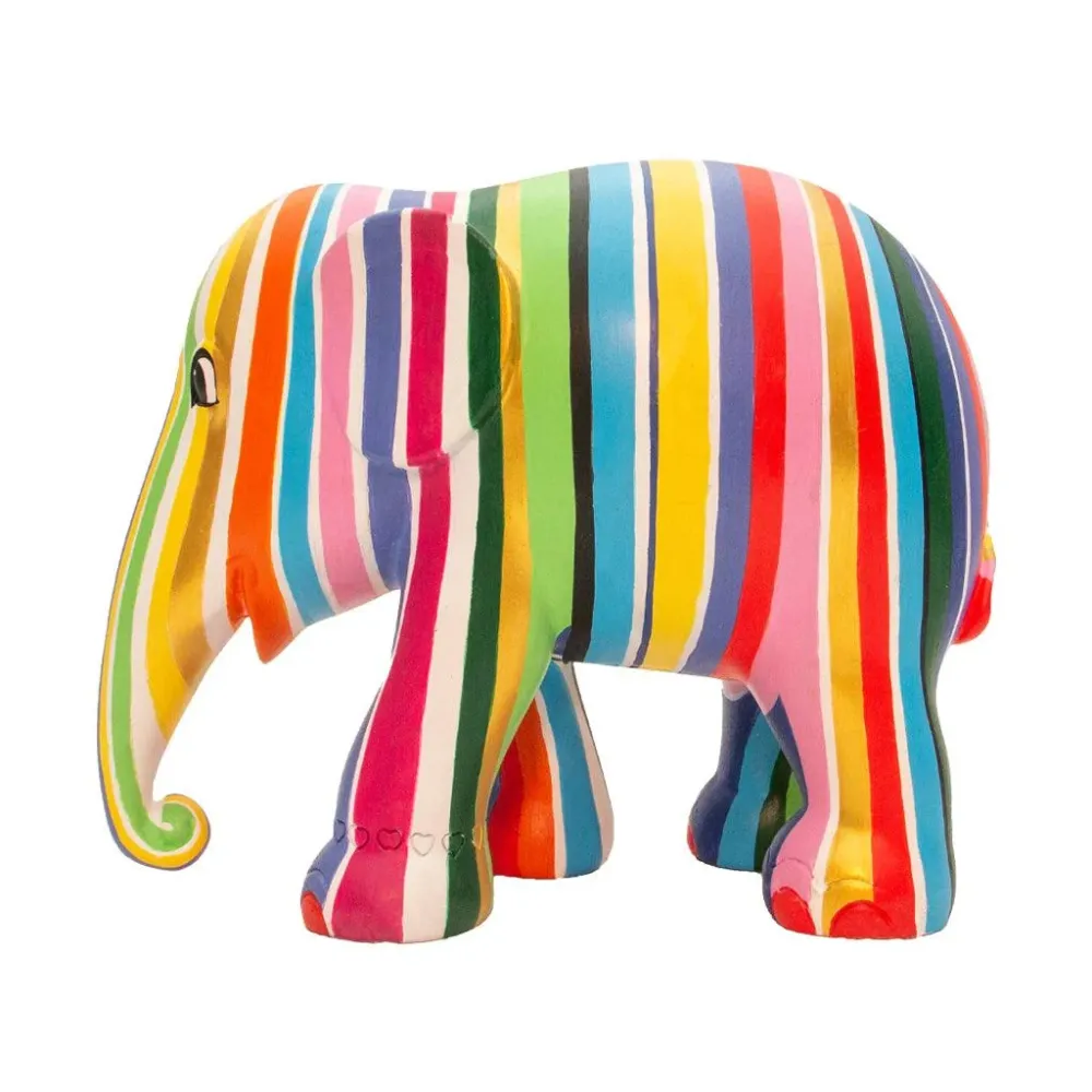 Elephant Parade norsu Ms Stripey 10cm Limited Edition 3500 MS STRIPEY 10